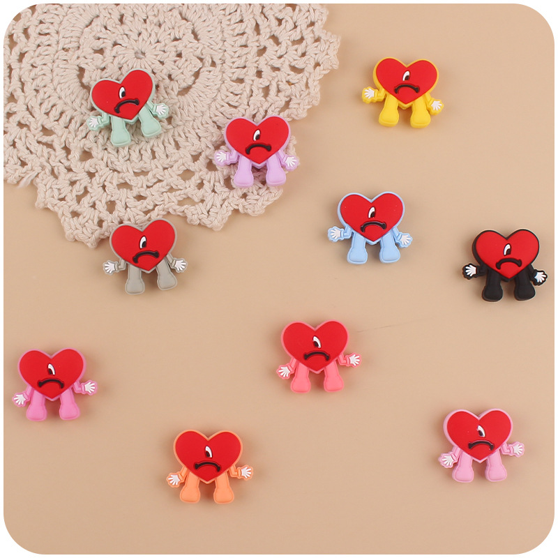 Nuevos suministros para bebés de dibujos animados Mal Conejo cuentas silicona creativo DIY cadena chupete juguete pulsera mordedor Accesorios