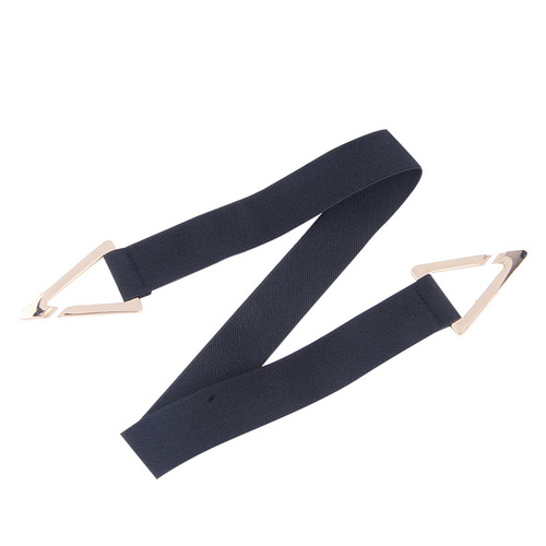 Metal buckle belt for women ins style fashion decorative skirt belt with sweater dress suit elastic elastic belt