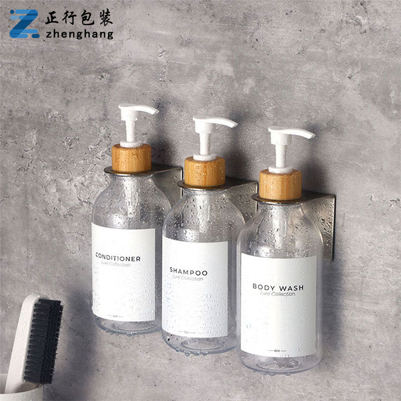 衛生間沐浴露瓶掛浴室置物收納架304不鏽鋼免打孔洗髮水掛架壁掛