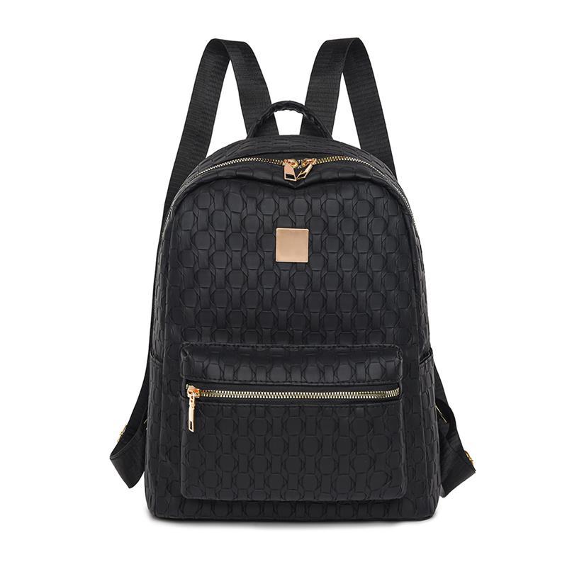 Comercio exterior al por mayor 2024 nuevas señoras PU mochila moda todo fósforo viajes de nicho bolso de mochila ligero