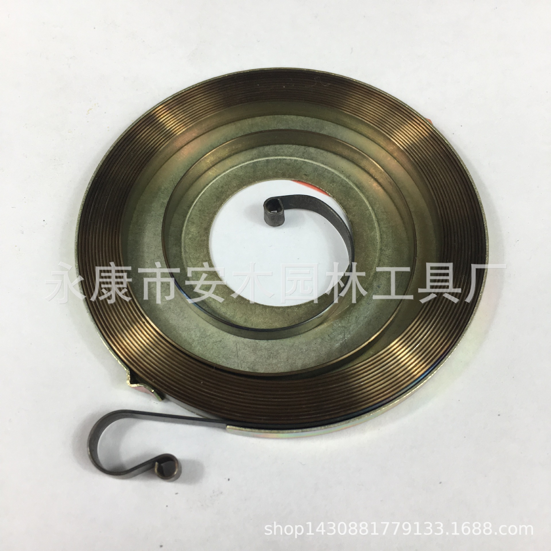 汽油锯配件启动卷簧厂家直供 168汽油锯内启动弹簧片供应