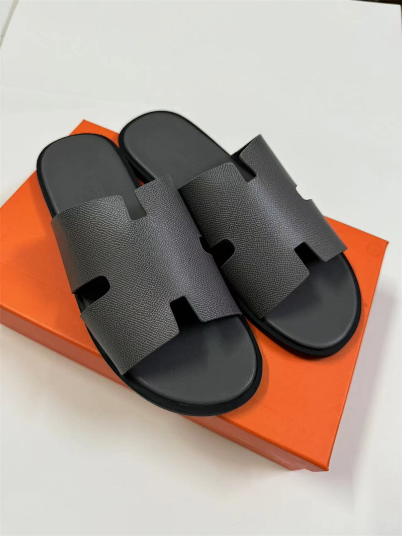 Medio Oriente e-commerce transfronterizo h zapatillas hombre sudeste asiático zapatos de cuero plano comercio exterior europeo y americano zapatos de playa de una sola zapatilla