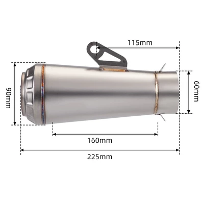 exhaust pipe tail | Motorcycle exhaust pipe