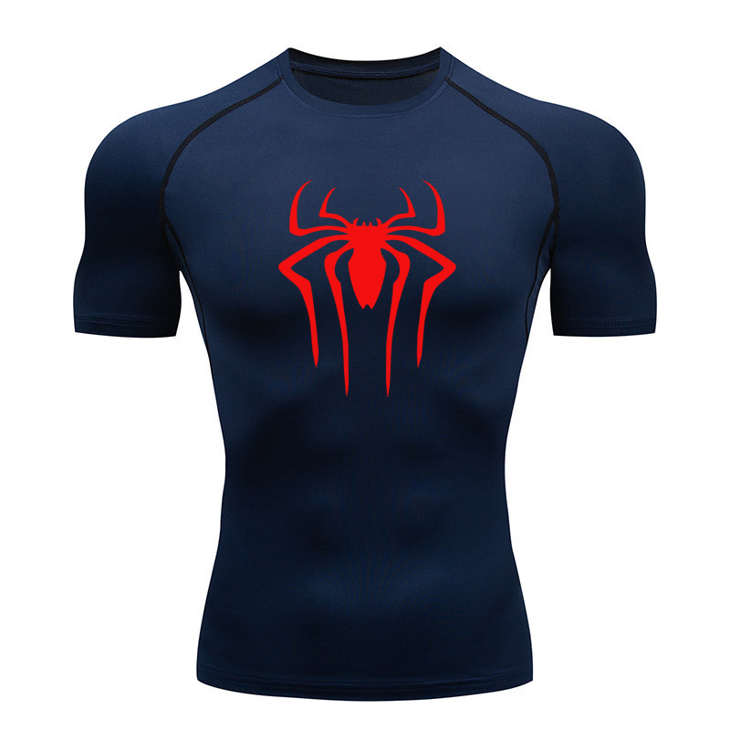 Quick dry sports base breathable elastic T-shirt for gym for…