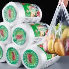 加厚保鲜袋食品级家用塑料袋背心式一次性厨房包装袋大小号食品袋