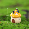 Moss micro -landscape small ornament zakka Mediterranean style Mushroom house castle landscape decoration jewelry