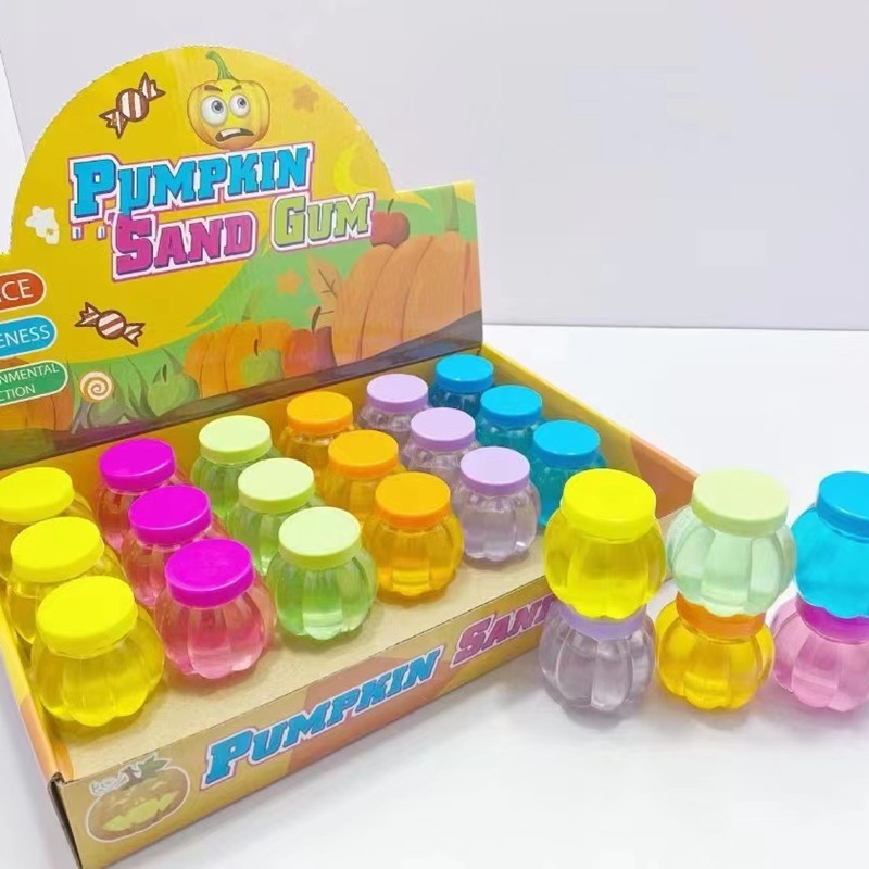 Venta al por mayor y al por menor de pegamento de burbujas de 24 piezas, pegamento M de agua falsa popular en Internet, pegamento de burbujas transparente, pegamento de piel de arena, lodo de cristal.