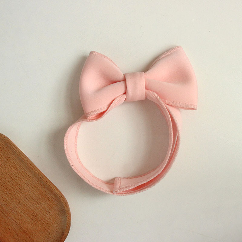 Kid's Cute Sweet Solid Color Cloth Hair Band display picture 11