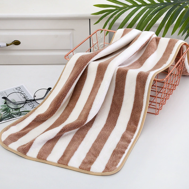 Coral soft dry bath towel, wholesale, water absorbent, Birthday gift