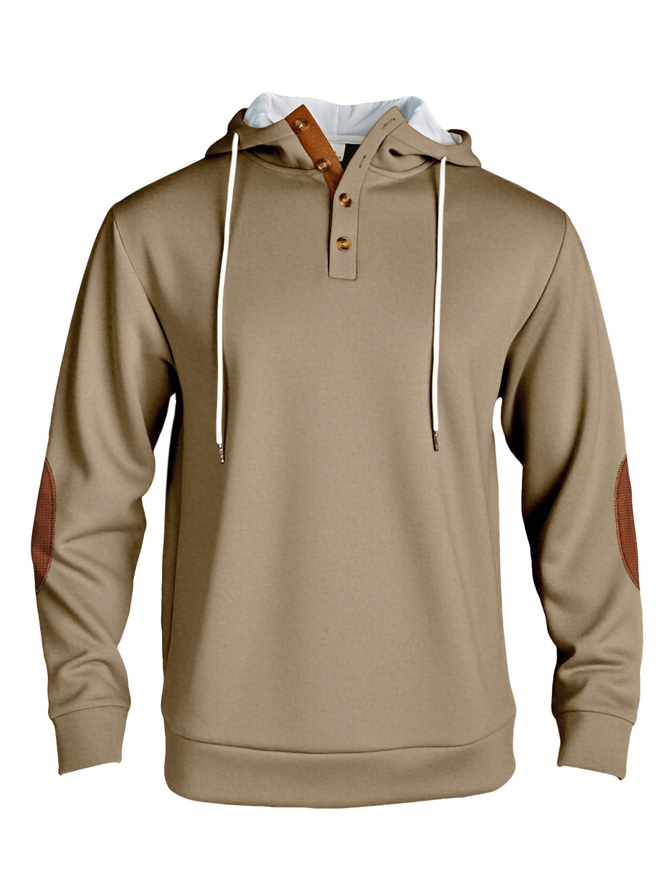 Transfronterizo Europa y América Amazon otoño y invierno sólido con capuzas deportivas de ocio deportivas de peluche engrosado chaqueta de hombre hombre