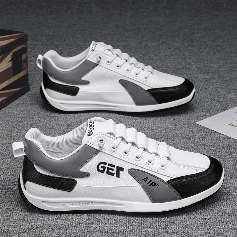 Мужские слипоны, осенние кроссовки в стиле Форреста Гампа, мужские повседневные белые кроссовки для бега, модные трендовые туфли на толстой подошве 2024 года