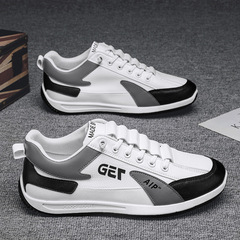 一腳蹬男鞋秋季阿甘運動板鞋跑步男士休閒小白鞋厚底2023時尚潮鞋