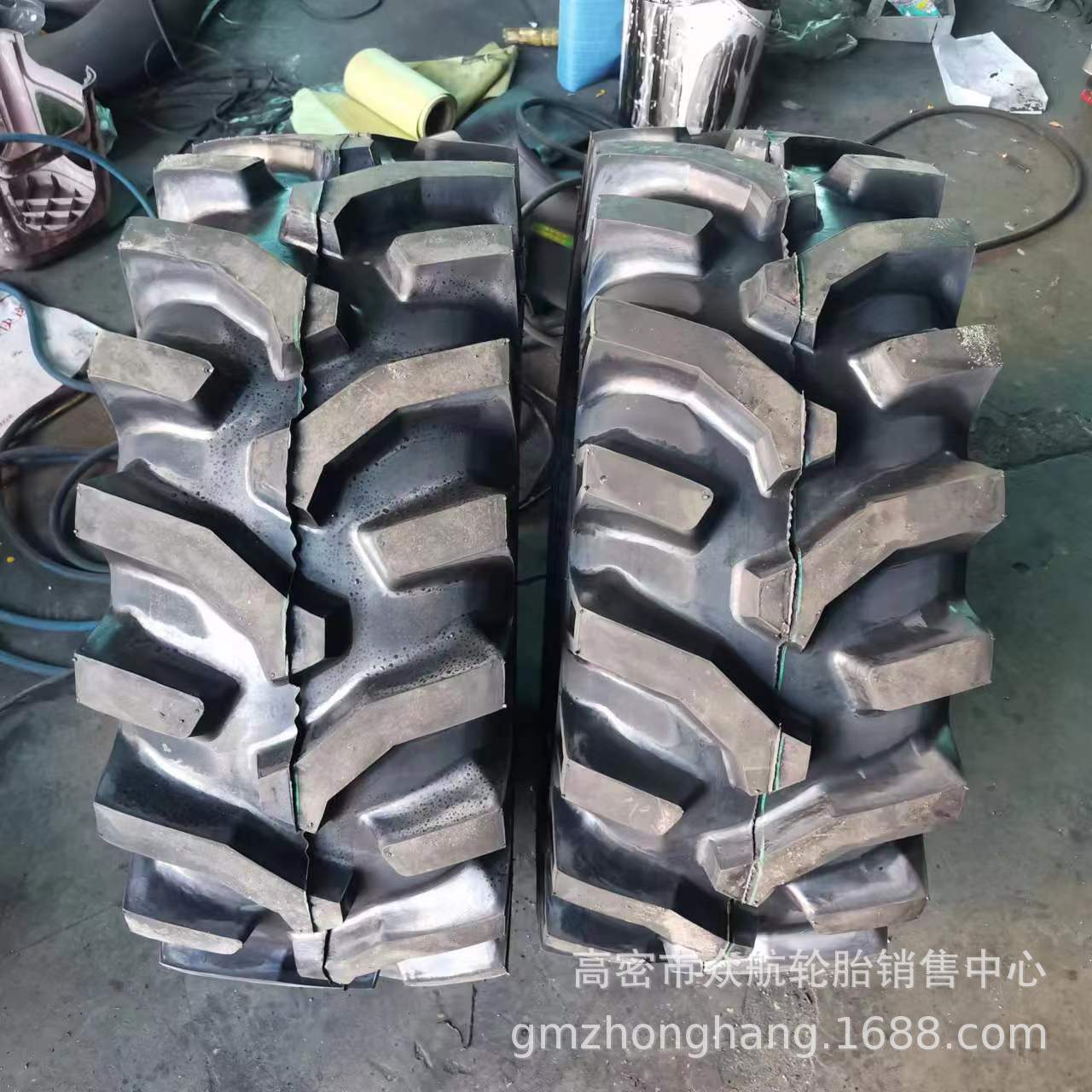 供用农用大棚王拖拉机轮胎13.6-16 加密人字花纹