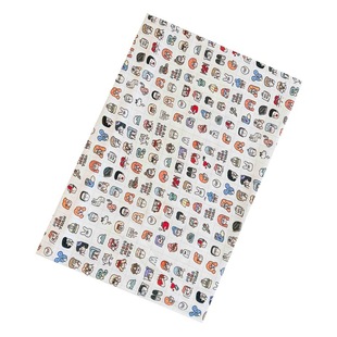 Cotton 40 digital printing Plaid human head flower fabric cotton clothing children's clothing women's clothing decorative cloth