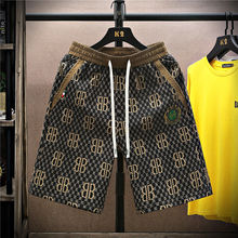 高档轻奢短裤男士宽松时尚五分裤夏季新款休闲潮流沙滩裤沙滩裤子