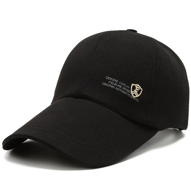 帽子鸭舌帽春夏男士棒球帽遮阳透气女士休闲帽钓鱼加长帽檐