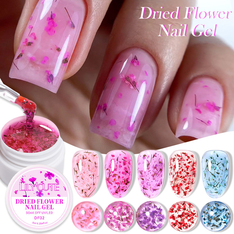 Cross-border new crystal functional glue nail polish glue dried flower glue transparent flower fairy series phototherapy glue wholesale Cross-border new crystal functional glue nail polish glue dried flower glue transparent flower fairy series phototherapy glue wholesale
