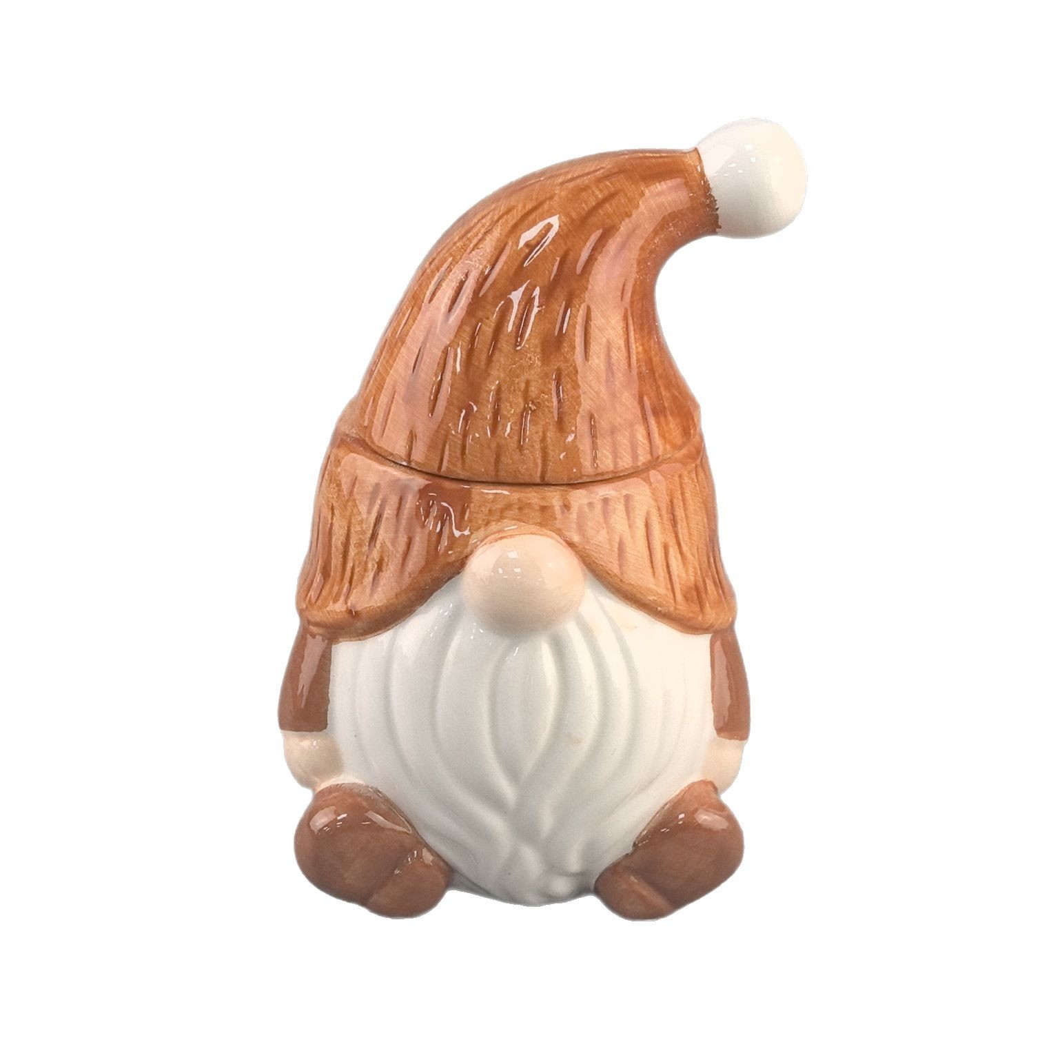 Serie de Navidad transfronteriza Creative Goblin Husband Tarro de cerámica Artesanía de cerámica Caja de almacenamiento Decoración de escritorio