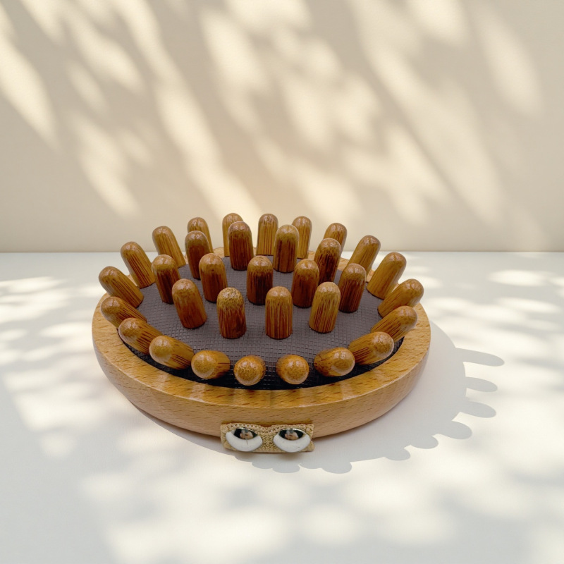 Punto transfronterizo al por mayor elíptico calmante para airbag cepillo para cojín de aire cepillo para masajear todo el cuerpo a través de los meridianos cepillo de masaje