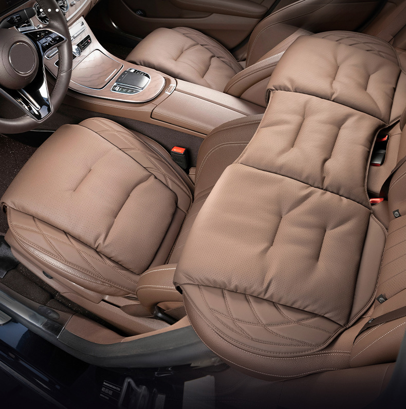 2024 new car seat cushion main driving universal four seasons nappa leather seat cushion suitable for BMW Mercedes-Benz Audi seat cover