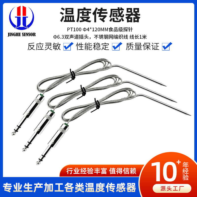 PT100温度传感器 烤炉探针