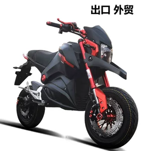 M3M5 Z6 Elektrikli Motosiklet 72V96V Batareya Yüksək Sürətli İdman Motosikleti