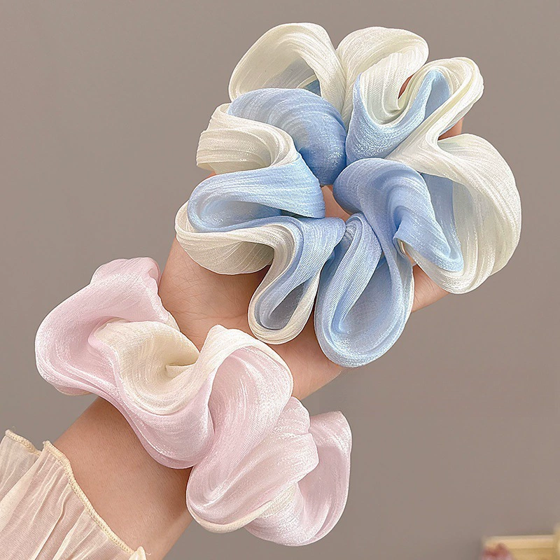 High quality hair rope, summer hair accessory, gradient, bright catchy style