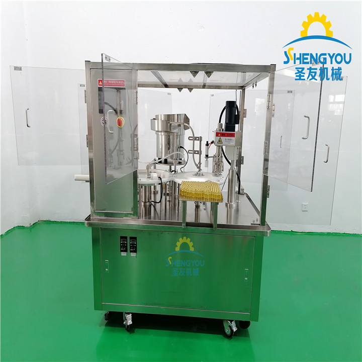 西林瓶液体灌装轧盖机 西林瓶灌装封口机 小剂量液体灌装设备厂家