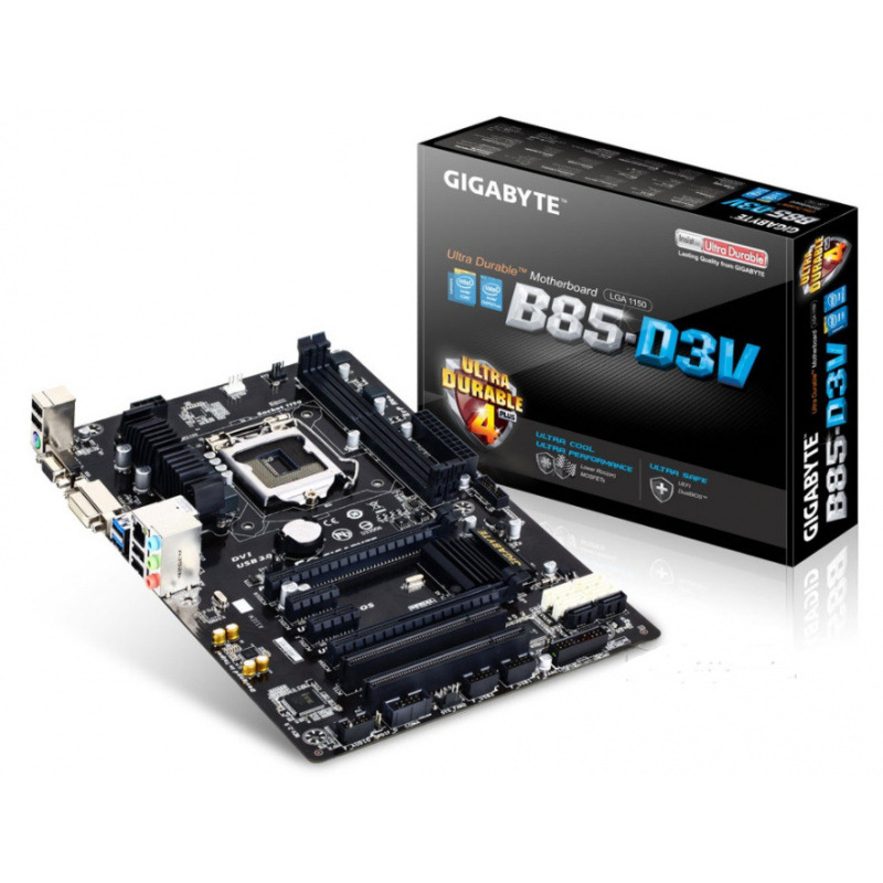 适用于Gigabyte/技嘉 B85-D3V 台式机主板支持 LGA1150 DDR3 库存