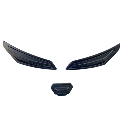Dəbilqə (Kaska) aksesuarları — Helmet Accessories Base Nose - agv-k1-overhead-top-vent-black-three-piece-set