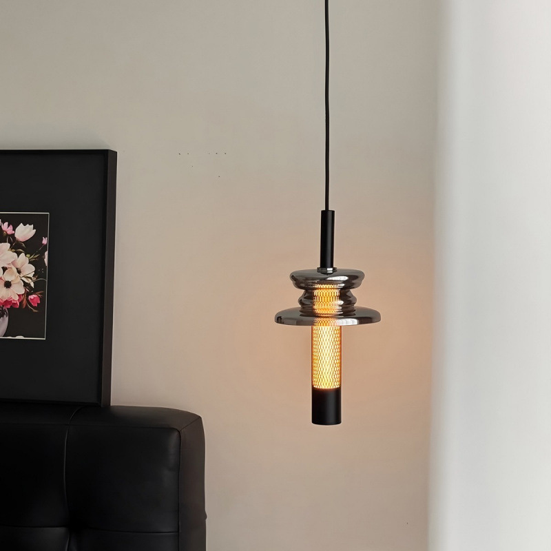 Italian-Style Light Luxury Bedroom Bedside Pendant Light, Modern Minimalist High-End Ambiance Light, Background Wall Adjustable Small Pendant Light Italian-Style Light Luxury Bedroom Bedside Pendant Light, Modern Minimalist High-End Ambiance Light, Background Wall Adjustable Small Pendant Light