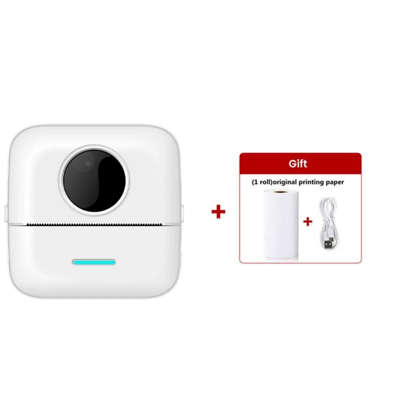 Mini Wireless Printer X5, Bluetooth 4.0, Thermal Photo Printer, Compact 135×60×155 mm
