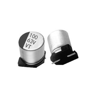 SMD electrolytic capacitor 63V100UF volume 10*10.5 smd 10x 10mm 100 uf63v