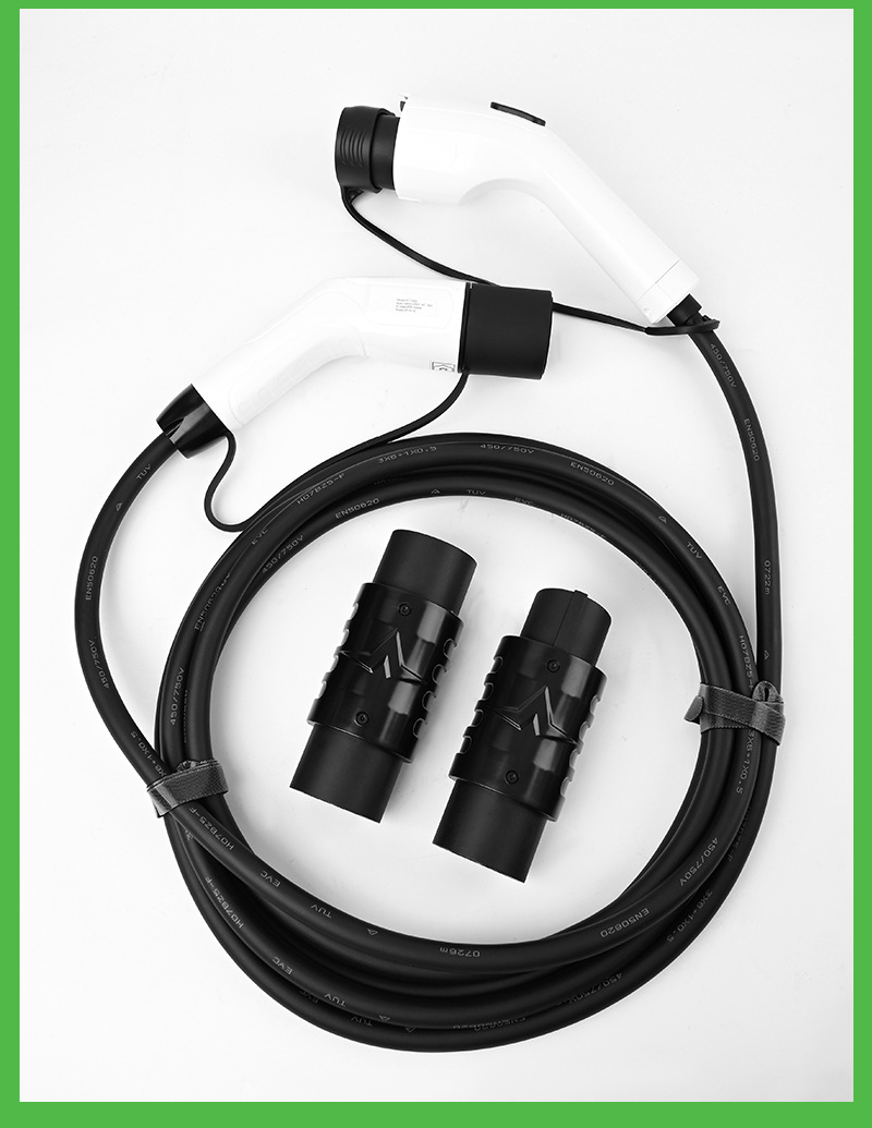 New Energy Gbt Electric Vehicle Charging Gun European Standard to National Standard Dual-Head Gun Car Charging Cable