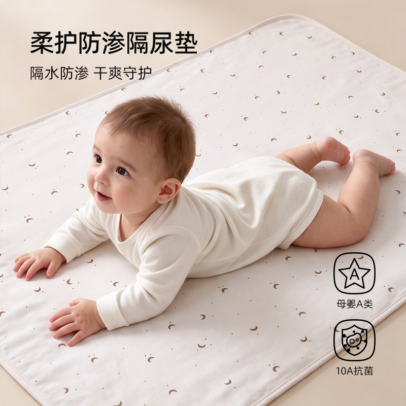 Soft and absorbent waterproof bed pad for babies, washable, suitable for use on the entire bed, large size, A-grade quality, ideal for babies and kindergartens