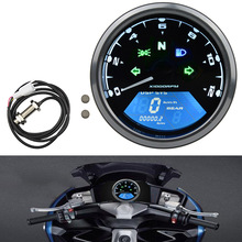 摩托車車速表 LED數字指示燈轉速表里程表油表多功能夜視刻度盤