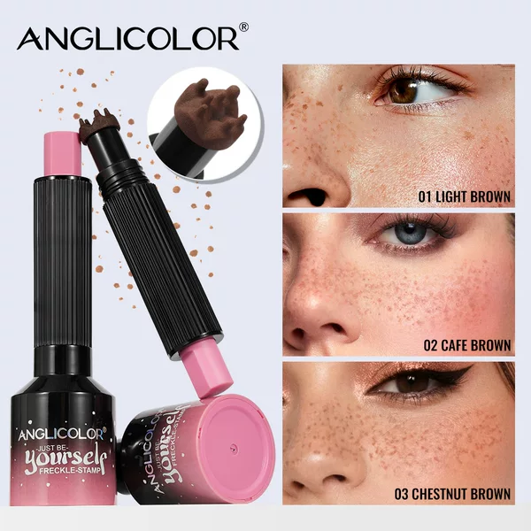 Amazon Cross-Border New Natural Realistic Freckle Pen Waterproof Sweat-Proof Quick-Drying Freckle Stamp Pen Makeup Pen Wholesale