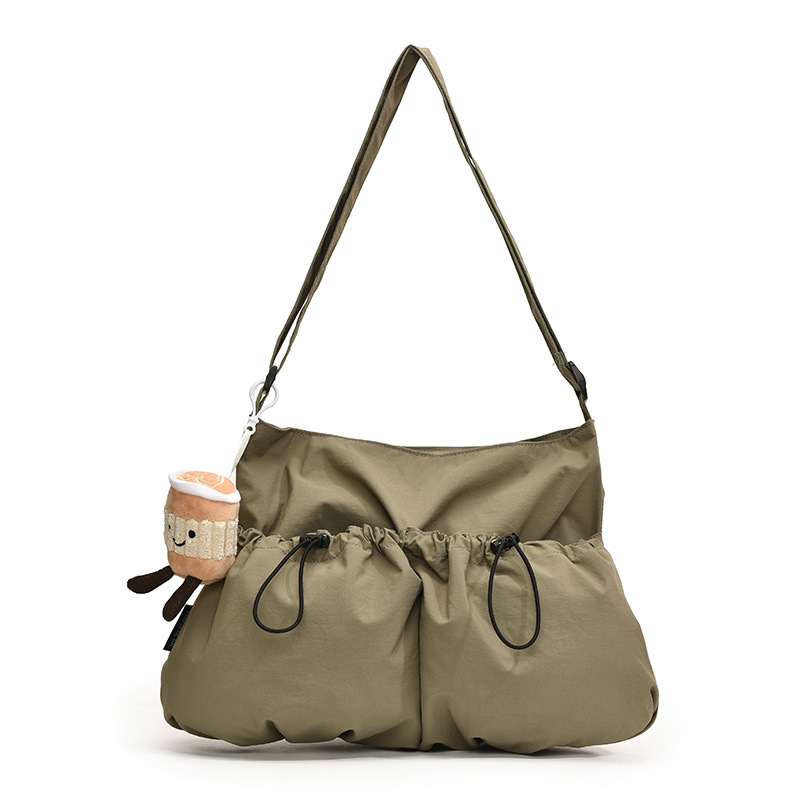 Bolsa de lona de gran capacidad para mujeres 2024 nuevo bolso de hombro casual simple de verano con un sentido de alta calidad de la bolsa de viaje