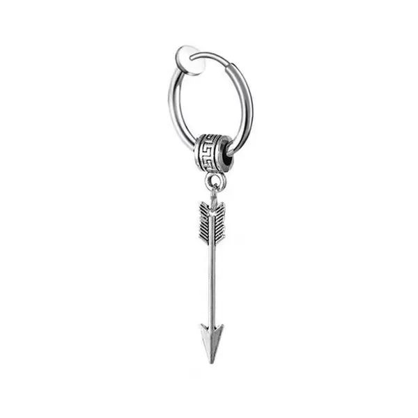 One steel ear clip