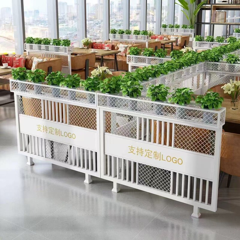 Iron Art Screens, Indoor and Outdoor Flower Stands for Restaurants, Hotel Iron Fences, Office Green Plant Guardrails, Decorative Iron Art Partitions
