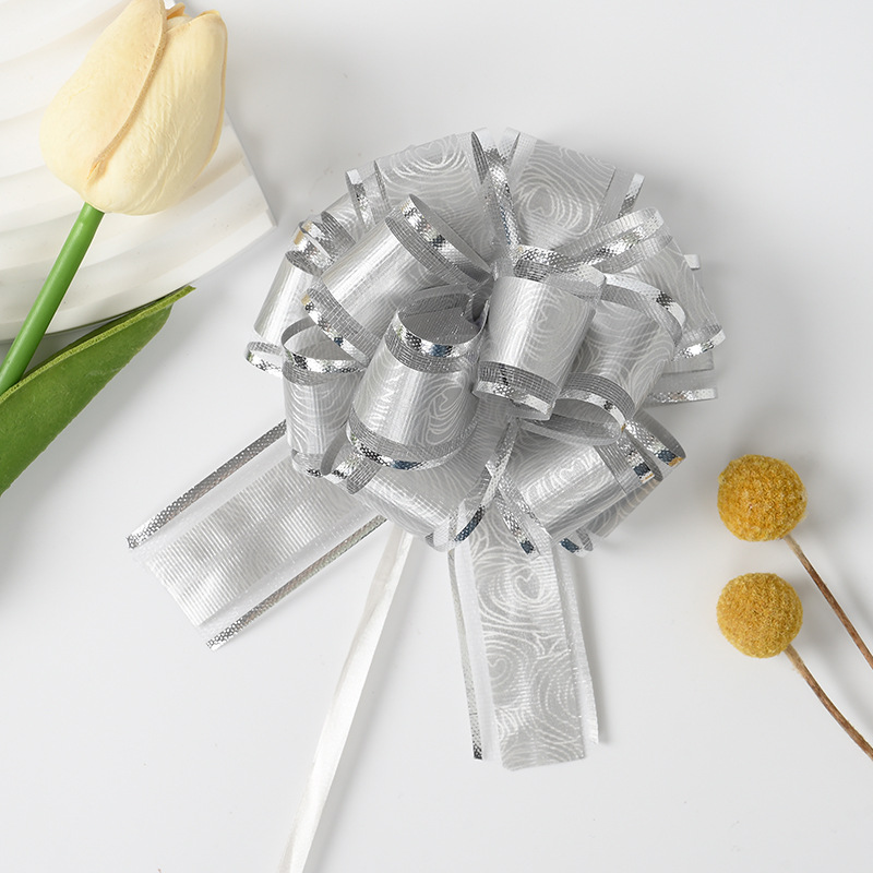 Transfronterizo tamaño medio 30 rosas de nieve esféricas de flores de Navidad regalo de flores de embalaje de flores de dibujo de cinta de flores de dibujo