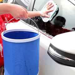 多功能手提式摺疊水桶 車載戶外釣魚洗車 多功能用品廠家直銷