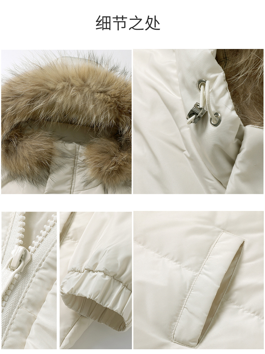 Trajes de trabajo transfronterizos más gruesos chaqueta de esquí al aire libre chaqueta blanca chaqueta de plumón de invierno hombre personalizado