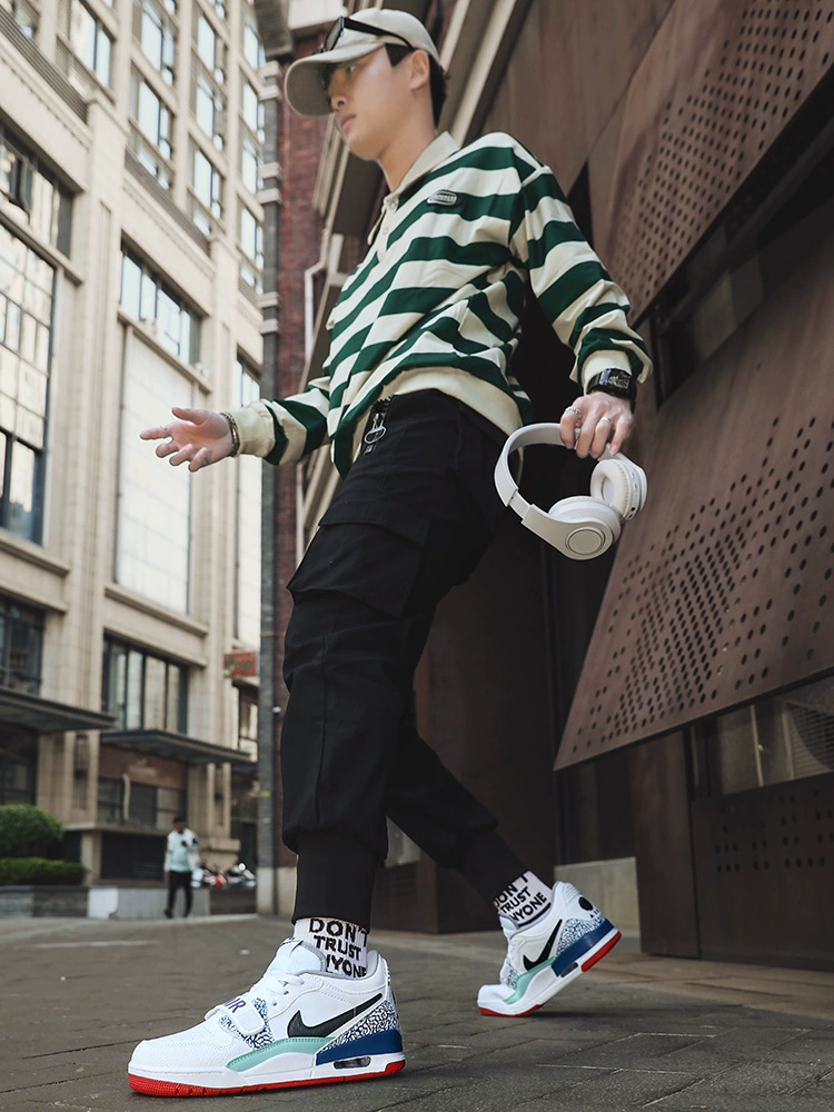 Air Jordan, высокие кроссовки, баскетбольные летние дышащие спортивные кроссовки