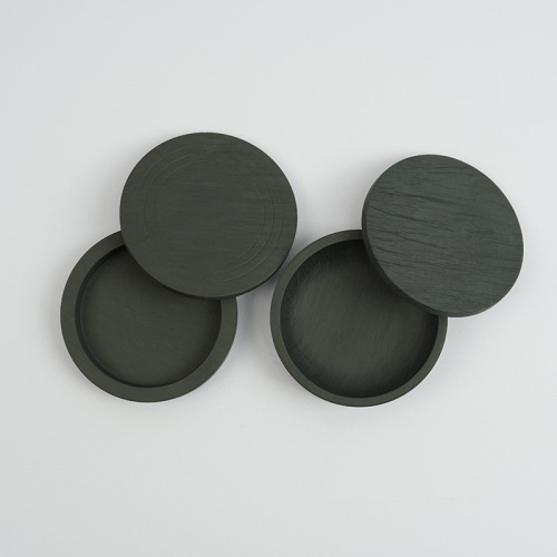 Manufacturer wholesale four-inch ink sea ribbed inkstone student calligraphy training practice round covered ink pool eight-inch She inkstone