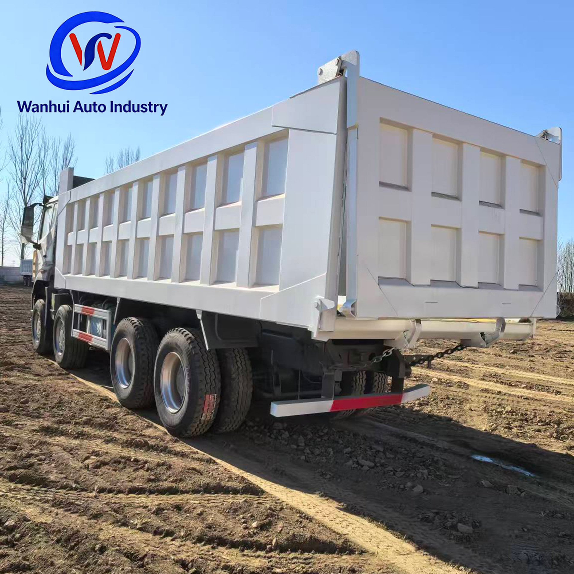 African Use of Howo Nx 6X4 Dump Trucks, 25-Ton Capacity Mining and Earth Transport Trucks