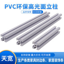 PVC高光面立柱家居装饰条PVC塑料挤出型材多种规格家居装饰新材