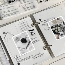 63张墨影时光贴纸包 韩系ins风创意贴纸素材DIY装饰手帐用品贴画
