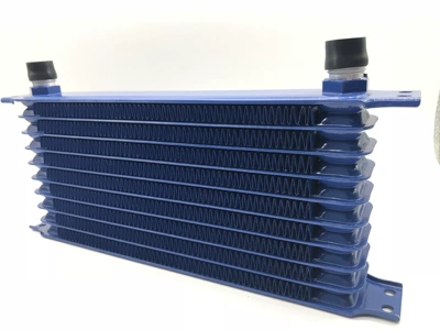 Car modification blue car radiator - 10-row-blue