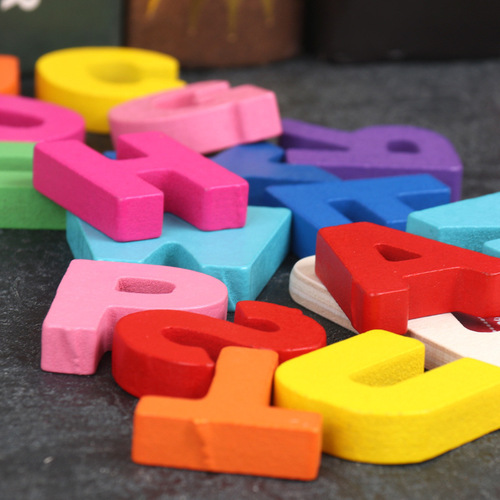 Cross-border specializes in digital letter three-dimensional jigsaw cognitive children's educational toys baby literacy wooden puzzles wholesale